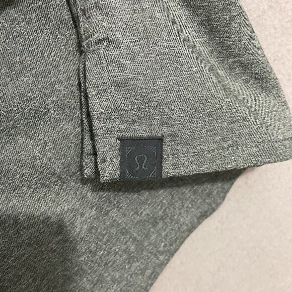 Lululemon Long Sleeves Gray Button Down Shirt Size Large - Picture 7 of 7